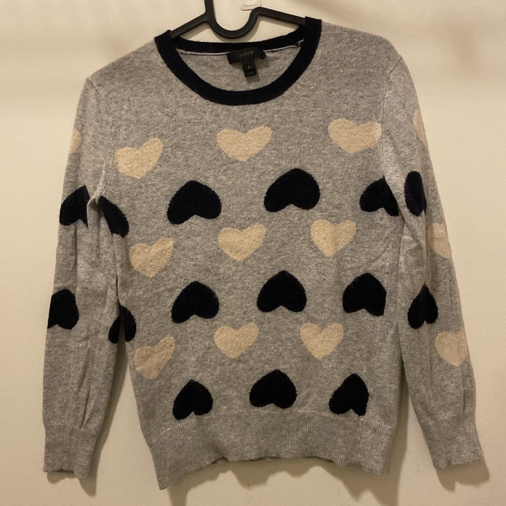 JCREW heart sweater